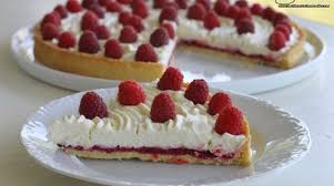Tarte A La Framboise Et Au Chocolat Blanc Tarte Framboise Gateaux Et Desserts Chocolat Blanc