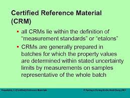 Definition of reference materials in the definitions.net dictionary. Certified Reference Materials Ioannis Papadakis I Certified
