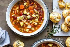 It's packed with vegetables like carrots, sweet potatoes, tomatoes, green beans, and more. The Best Vegetable Soup My Diary Of Us