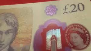 The withdrawn british note of twenty pounds depicts queen elizabeth ii and michael faraday. False Claim Britain S New 20 Notes Show 5g Mast And Coronavirus Symbol Reuters