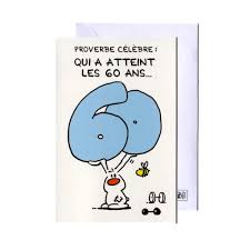 Souhaitez un bel anniversaire avec une carte anniversaire 60 ans personnalisée, originale et de qualité ! Carte D Anniversaire 60 Ans Show Lapin Achat Carte D Anniversaire Show Lapin Cadeau Maestro