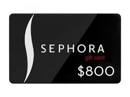 The virtual visa gift card can be redeemed at internet merchants everywhere visa debit cards are accepted in the us. Enter For A Chance To Win 800 Sephora Gift Card Posh In Progress