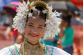 Portrait of Young Woman Smiling in Uniform at Panama Nat Day Parade in  Panama City Editorial Stock Photo