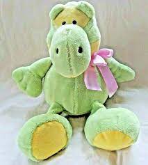 Animal Adventure Green Alligator Crocodile Plush Animal Pink Bow 10 Sitting Animaladventure Plush Animals Cute Stuffed Animals Pink Bow
