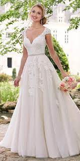 A Line Wedding Dresses 2020 2021 Collections Wedding Dress Cap Sleeves Wedding Dresses 2017 Spring 2017 Wedding Dresses