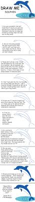 Draw And Learn Dolphin Draw Learn To Draw Dolphin Craft