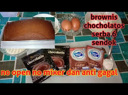 Brownies kukus tanpa telur dan mixer. Brownies Kukus Chocolatos Serba 6 Sendok How To Make Brownies No Oven And Mixer Youtube