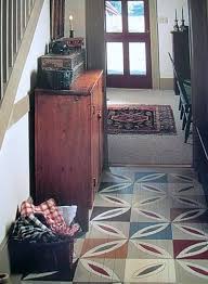 Prim Painted Wood Floor Painted Wood Floors Wood Floor Pattern Decor