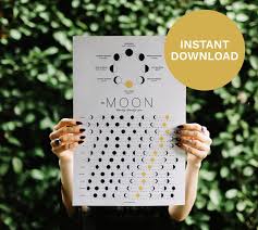 2021 Moon Calendar Digital Download Etsy In 2020 Moon Calendar Print Calendar Digital Download Etsy