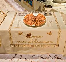 A dutch dinner party is when each guest pays for his or her own meal. Brooklyn Museum Anna Van Schurman