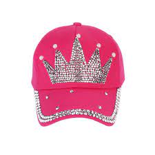 Unisex Rhinestone Crown Baseball Cap Girl Baseball Cap Unisex Hat Hats