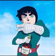 Rock Lee And Henny Means Someone Getting Wrecked Silly Memes Anime Funny Memes