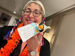 Orange sunset over pacific ocean