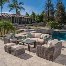 Brandemore 6 Piece Seating Set Red Patio Decor Patio Outdoor Living Rooms