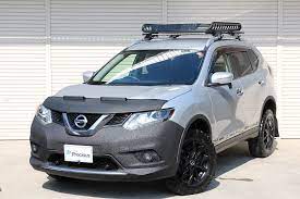 エクストレイル カスタム ノーズブラ ルーフラック line x ラインエックス 塗装 エクストレイル ルーフラック 自動車