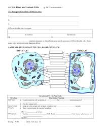 The cell being the smallest unit of life, is akin to a tiny room which houses several organs. Snc2d1 Plant And Animal Cells