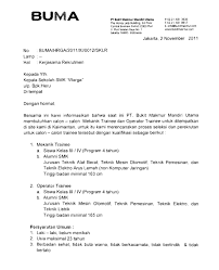Tips membuat surat lamaran kerja di perusahaan. Contoh Surat Lamaran Kerja Di Tambang Batu Bara