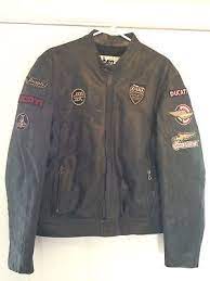Ducati Historic Leather Retro Patch Jacket Xl Patches Jacket Retro Patch Jackets