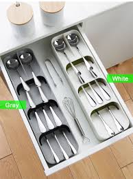 Kitchen knife storage drawers home decorations stunning kitchen. Kitchen Cutlery Storage Tray Knife Holder Kitchen Organizer Kitchen Container Spoon Fork Storage Separation Knife Block Holder Buy Online At Best Prices In Pakistan Daraz Pk