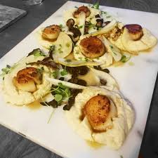 Homemade Scallops With Cauliflower And Beurre Noisette Food Amazing Food Cooking