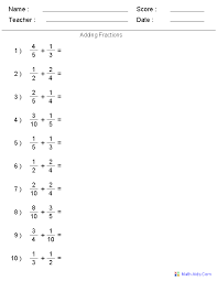 Aug 10, 2020 · published at monday, august 10th 2020, 07:37:25 am. Fractions Worksheets Printable Fractions Worksheets For Teachers Fractions Worksheets Multiplying Fractions Worksheets Subtracting Fractions
