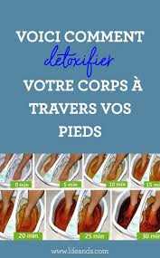 C Est Une Facon De Detoxifier Le Corps Par Les Pieds Esprit Sante Bain De Pied Detox Detoxifiant Soin Des Pieds