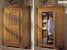 Links im eckkleiderschrank ist viel platz für alles was man aufhängen. Schrank Eckschrank Eckkleiderschrank Kleiderschrank Fichte Massiv Landhaus Lanatura