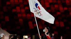 The russian team flag in tokyo and beijing will be the roc symbol—an olympic. Zvteni2itnxkmm
