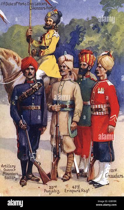 British indian army hi-res stock photography and images - Alamy