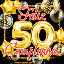 Ver más ideas sobre feliz cumpleaños, tarjetas de feliz cumpleaños, felicitaciones de cumpleaños. Feliz Cumpleanos 50 Anos Gif Animado Gratis Descarga En Funimada Com