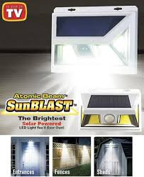 Atomic Beam Sunblast Solar Powered Led Lights Solar Lights Motion Sensor Lights