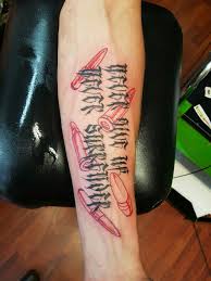 See more ideas about strong tattoos, stay strong tattoo, tattoos. Tattoo Uploaded By Chris Wrobel Never Give Up Never Surrender 711009 Tattoodo