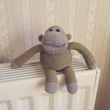 Monkey reproduces classic 1932 image. Pg Tips Monkey So Cute 3 Knitted Dolls Pg Tips Monkey