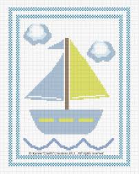 Über 7 millionen englischsprachige bücher. Sailboat Baby Nautical Counted Cross Stitch Pattern Chart Easy Ebay Cross Stitch Patterns Knitting Charts Counted Cross Stitch Patterns