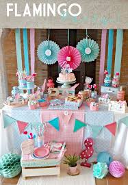 Decoracion de flamencos para cumpleaños. Flamingo Party Para Ninos Fiestas Y Cumples