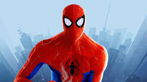 Spiderman into the spider verse animated movie hd background wallpaper. Peter Parker In Spiderman Into The Spider Verse Movie Poster 5k Wallpaper