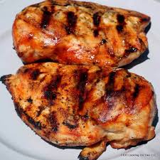 Bbq Skinless Boneless Chicken Breast On A Gas Grill