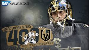 Most recently in the nhl with chicago blackhawks. Fleury Wins 400th Nhl Game In Golden Knights Victory