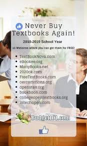 Where To Find Cheap Or Free College Text Books From Budget101 Com In 2020 College Textbook Life Hacks For School Scholarships For College