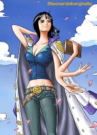 I made a fan art of Nico Robin marine style : rOnePiece