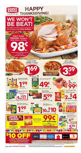 The majority of stores close early on christmas eve and close later than normal on black friday. Giant Eagle Weekly Ad November 12 18 2015 Weekly Ads And Circulars November 2015 Us Retailers And Groceries Thanksgiving Grocery Giant Eagle Grocery Ads