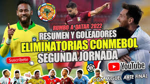 Primera fecha de las eliminatorias sudamericanas. Asi Quedaron Las Eliminatorias Sudamericanas A Qatar 2022 Resumen Tabla Goleadores Proxima Fecha Youtube