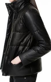 Zara Leather Puffer Zara Leather Jackets Leather