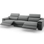 Ibbe design schwarz leder 2er sitzer relaxsofa couch mit elektrisch verstellbar relaxfunktion heimkino sofa bremen mit fussteil, 166x99x100 cm. 3 Sitzer Sofa Mit Relaxfunktion Leder
