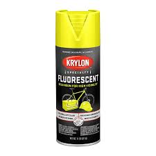 Krylon Gloss Lemon Yellow Fluorescent Spray Paint Net Wt 11 Oz In The Spray Paint Department At Lowes Com