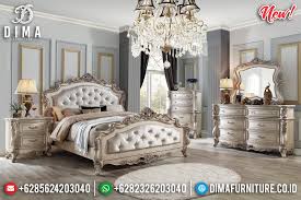 Ide dekorasi dan desain kamar tidur minimalis. New Model Kamar Set Mewah Ukiran Jepara Ivory Df 1019