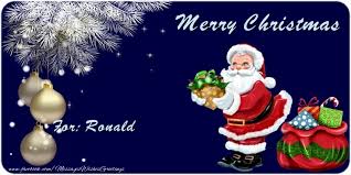 Merry Christmas Ronald!