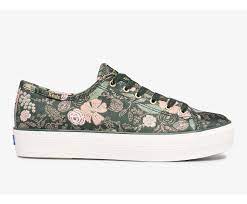 Women Keds X Rifle Paper Co Triple Kick Colette Jacquard Rifle Paper Keds