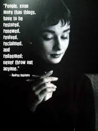 Absolutely love this quote from Audrey Hepburn.