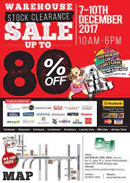Head on to the store/sale location for more details. 7 10 Dec 2017 Katrin Bj Warehouse Sale For Kitchenware Clearance Everydayonsales Com